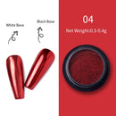 Holographics Powder Nail Glitter Laser Silver Pink Glitter Chrome Nail Powder Shimmer Gel Polish Flakes for Pigment Dust