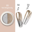 Holographics Powder Nail Glitter Laser Silver Pink Glitter Chrome Nail Powder Shimmer Gel Polish Flakes for Pigment Dust