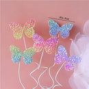 10 Stück Alles Gute zum Geburtstag Kuchen Topper Kuchen Dekoration Handgemachte Bemalte Schmetterling Kuchen Topper Für Hochzeit Geburtstag Party Baby Shower