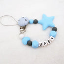 Mauskopf-Stil, handgefertigt, personalisierter Name, Schnullerclips, Silikon-Attaché, Tetine, personalisieren, Infant Chupetero Personalizado
