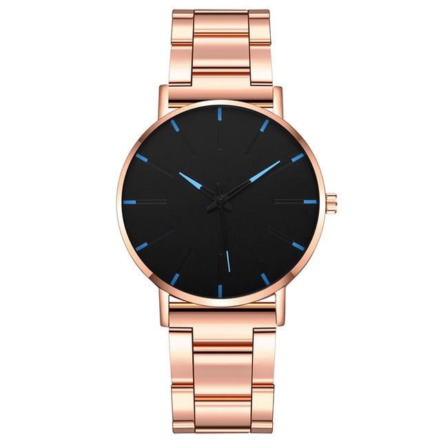 2021 relojes minimalistas ultrafinos de moda para hombres, reloj de cuarzo con correa de malla de acero inoxidable de negocios para hombres simples, reloj Masculino