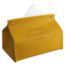 Leder Tissue Box Auto Toilette Pumpbox Home Wohnzimmer Dekoration Schlafzimmer Küche Desktop Nordic Große Aufbewahrungsbox Großhandel