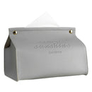 Leder Tissue Box Auto Toilette Pumpbox Home Wohnzimmer Dekoration Schlafzimmer Küche Desktop Nordic Große Aufbewahrungsbox Großhandel