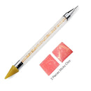 Kristallfeder der Qualität 1set/lot, die Rhinestones-Edelsteine ​​klebrigen Wachs-Bleistift-DIY-Werkzeuge für Nagelkunst-Tuch-Diamant-Picker-Malerei aufhebt