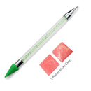 Kristallfeder der Qualität 1set/lot, die Rhinestones-Edelsteine ​​klebrigen Wachs-Bleistift-DIY-Werkzeuge für Nagelkunst-Tuch-Diamant-Picker-Malerei aufhebt