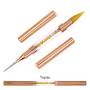 Kristallfeder der Qualität 1set/lot, die Rhinestones-Edelsteine ​​klebrigen Wachs-Bleistift-DIY-Werkzeuge für Nagelkunst-Tuch-Diamant-Picker-Malerei aufhebt