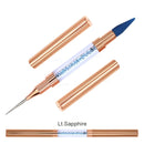 Kristallfeder der Qualität 1set/lot, die Rhinestones-Edelsteine ​​klebrigen Wachs-Bleistift-DIY-Werkzeuge für Nagelkunst-Tuch-Diamant-Picker-Malerei aufhebt