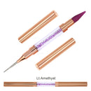 Kristallfeder der Qualität 1set/lot, die Rhinestones-Edelsteine ​​klebrigen Wachs-Bleistift-DIY-Werkzeuge für Nagelkunst-Tuch-Diamant-Picker-Malerei aufhebt