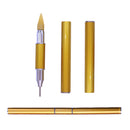 Kristallfeder der Qualität 1set/lot, die Rhinestones-Edelsteine ​​klebrigen Wachs-Bleistift-DIY-Werkzeuge für Nagelkunst-Tuch-Diamant-Picker-Malerei aufhebt