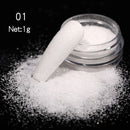 Holographics Powder Nail Glitter Laser Silver Pink Glitter Chrome Nail Powder Shimmer Gel Polish Flakes for Pigment Dust