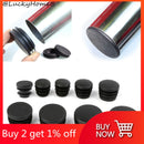 10Pcs Black Plastic Furniture Leg Plug Blanking End Cap Bung For Round Pipe Tube Hot-selling