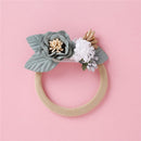 Balleenshiny Infant Kind Haarband Dreidimensionale Legierung Strass Krone Kopfschmuck Baby Mädchen Mesh Elastisches Stirnband Turban