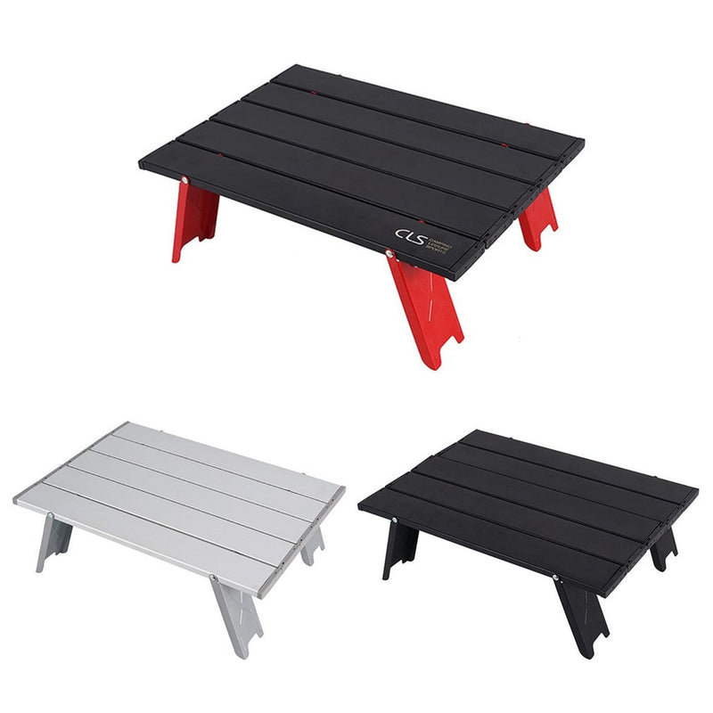 Mini Folding Table Outdoor Barbecue Camping Tent Household Bed Collapsible Computer Desk Aluminum Alloy Durable Folding Table