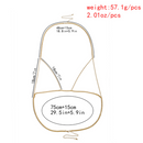 Mode Einfacher Körperschmuck Für Frauen Sommer Sexy Bikini Brust Kette Harness Kette Schmuck Charme Körper Halskette