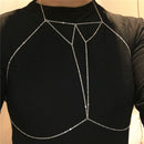 Mode Einfacher Körperschmuck Für Frauen Sommer Sexy Bikini Brust Kette Harness Kette Schmuck Charme Körper Halskette