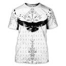 2020 última camiseta con estampado de símbolo vikingo para hombre, camiseta Harajuku de manga corta de verano para hombre, camiseta unisex de hip-hop de calle para hombre, top 01