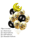 1 Set DIY 10-40cm Eisen Metallring Holzhandwerk Girlande Blumen für Eid Mubarak Ramadan Party Dekoration Geschenk Hochzeit Home Decor