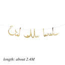 1 Set DIY 10-40cm Eisen Metallring Holzhandwerk Girlande Blumen für Eid Mubarak Ramadan Party Dekoration Geschenk Hochzeit Home Decor