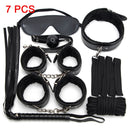 Sexy Leder BDSM Kits Plüsch Sex Bondage Set Handschellen Sexspiele Peitsche Knebel Nippelklemmen Sexspielzeug für Paare Exotisches Zubehör