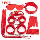 Sexy Leder BDSM Kits Plüsch Sex Bondage Set Handschellen Sexspiele Peitsche Knebel Nippelklemmen Sexspielzeug für Paare Exotisches Zubehör