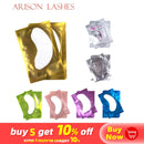 50/100 Paare/Lot Aufnäher für Wimpernverlängerung unter den Augenpads, Papieraufnäher, rosa, fusselfreie Aufkleber für falsche Wimpern