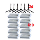 Primärer Staubfilter Seitenbürste Effizienter Hepa-Filter für ilife v5 v5s V3 V3s v5pro V50 V55 x5 Roboter-Staubsauger Teile