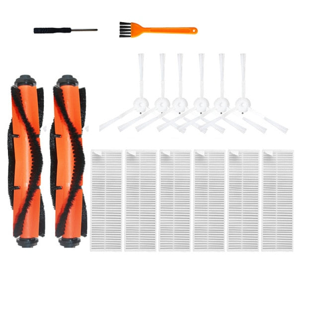 Kits de filtro de cepillo lateral para Xiaomi Mijia G1, accesorios para aspiradora, trapeador, rollo de cepillo, filtro Hepa, piezas de repuesto