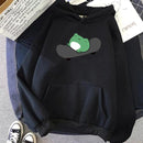 2021 Springtime Skateboard Frog übergroßes Sweatshirt Männer und Frauen Hoodies Harajuku Warm Pullover Womens Korean Style Hoodie