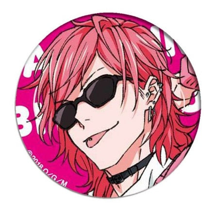 Anime Yarichin Bitch-bu Club Cosplay Badge Ayato Yuri YUI TAMURA Brooch Pin  Accessories For Clothes Backpack Decoration gift