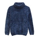 Frühling 2019 neue Strickwaren Damen langärmliger Goldsamt Snowier hochgeschlossener locker sitzender Pullover Mädchen
