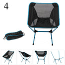 Silla de Luna plegable portátil desmontable, sillas para acampar al aire libre, silla de pesca en la playa, silla ultraligera para jardín, senderismo, Picnic, asiento, muebles
