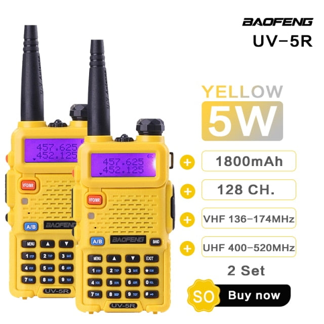 BaoFeng UV 5R Walkie Talkie Radio Station Comunicador UV-5R HAM Transceiver Dual-Band Intercom Handheld Talkie Walkie UV82