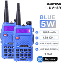 BaoFeng UV 5R Walkie Talkie Radiosender Comunicador UV-5R HAM Transceiver Dual-Band Intercom Handheld Talkie Walkie UV82