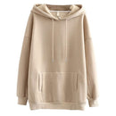 Tangada Damen Paar Sweatshirt Fleece 100% Baumwolle Amygreen übergroße Kapuze Hoodies Sweatshirts plus Größe SD60