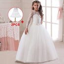 Einzelhandel Kinder Party Abendkleider Spitze Ballkleid Blumenmädchenkleider für Hochzeiten Erstkommunion Kleider für Mädchen