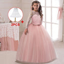 Einzelhandel Kinder Party Abendkleider Spitze Ballkleid Blumenmädchenkleider für Hochzeiten Erstkommunion Kleider für Mädchen