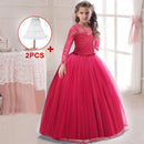 Einzelhandel Kinder Party Abendkleider Spitze Ballkleid Blumenmädchenkleider für Hochzeiten Erstkommunion Kleider für Mädchen