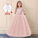 Einzelhandel Kinder Party Abendkleider Spitze Ballkleid Blumenmädchenkleider für Hochzeiten Erstkommunion Kleider für Mädchen