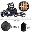 2 PCS Essential Kann 2000 kg Outdoor Camping Wandern Hängematte Hängegurt Hängemattengurt Seil Zubehör Last Bindeseil halten