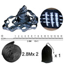 2 PCS Essential Kann 2000 kg Outdoor Camping Wandern Hängematte Hängegurt Hängemattengurt Seil Zubehör Last Bindeseil halten