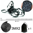 2 PCS Essential Kann 2000 kg Outdoor Camping Wandern Hängematte Hängegurt Hängemattengurt Seil Zubehör Last Bindeseil halten