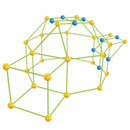 Kinderkabinen-Bausatz für Kinder Jungen Mädchen Fort-Bausatz mit Stangenverbindungskugeln und Zelt I88