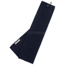 Golfhandtuch 30,5 x 50,8 cm gefaltete Mikrofaser-Waffel mit Karabinerhaken für Golfsport, Laufen, Yoga