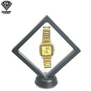 Schwimmender 3D-Bilderrahmen Shadow Box Schmuckständer Ringanhängerhalter Schützen Schmuckstein Präsentationskoffer