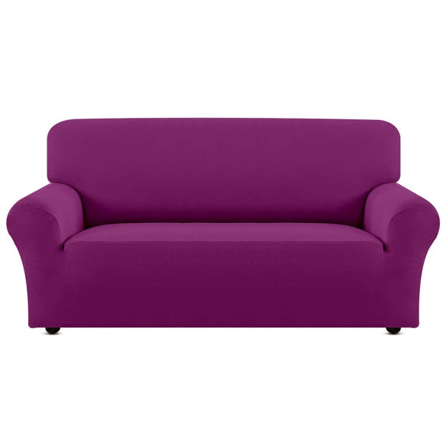22 colores sólidos funda sofa elastica 1 2 3 4 plazas Sofá chaise cover lounge