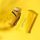 Ultraleichte 50 % Rabatt auf Sonnenschirme Klappschirme Mini-Taschenschirme Kreative Vinyl-Sonnenschutz-Sonnenschirmtasche