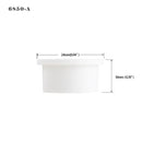 Desk Cord Grommet, Flexible Silicone Cable Hole Cover, Wire Organizer, Round Gasket White