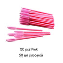 Einweg-Wimpernbürste, 25/50 Stück, Kristall-Augenbürste, Diamantgriff, Mini-Wimperntusche, Zauberstäbe, Wimpernverlängerung, Make-up-Pinsel-Set