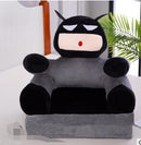 115 CM Baby Kind Sofa Mode Cartoon Kronensitz Kinderstuhl Kleinkind Kinderabdeckung für Sofa Falten mit Füllmaterial Mini Sofa