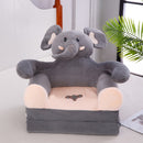 115 CM Baby Kind Sofa Mode Cartoon Kronensitz Kinderstuhl Kleinkind Kinderabdeckung für Sofa Falten mit Füllmaterial Mini Sofa